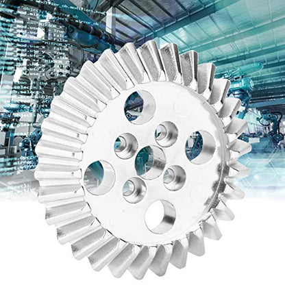 Bevel Gear Set, Mechanical Gears 2 Sets Bevel Gear Zinc Alloy + Aluminum Bearing 22mm Industrial Robot Parts for FRC