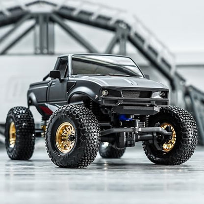 INJORA 1.0 Plus Brass Beadlock Wheel Rim for 1/24 1/18 RC Crawler TRX4M Ascent18 SCX24 FCX24 Upgrade(Brass) - color: Brass
