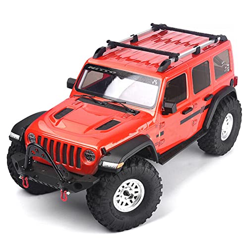 TECKEEN Adjustable Aluminum Alloy+Nylon Roof Luggage Rack for 1/10 RC Crawler Car Truck