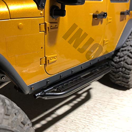 INJORA 2PCS Metal Pedal Rock Sliders for Axial SCX10 SCX10 II 90046