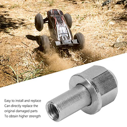 Oumefar 8Pcs RC Wheel Extension Column, RC Hex Wheel Hub Nut for Axial SCX10 15mm, RC Wheel Hub Extension Adapter for RC Crawler Truck RC Accessories