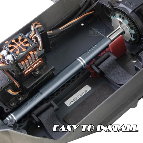 Aluminum RC Center Slider Driveshaft Upgrades Part for 1/10 Kraton 4x4 4S V2 BLX,Outcast 4x4 4S V2 BLX,Center Slider CVD Hops Up,Titanium - color: Titanium - Parts