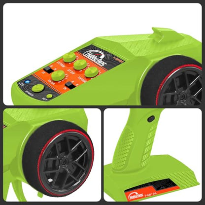 RC Radio System 4CH 2.4G RC Transmitter with Receiver and Lanyard Anti-Jamming Remote Controller for RC Car Crawler Boat, Green - color: Green
