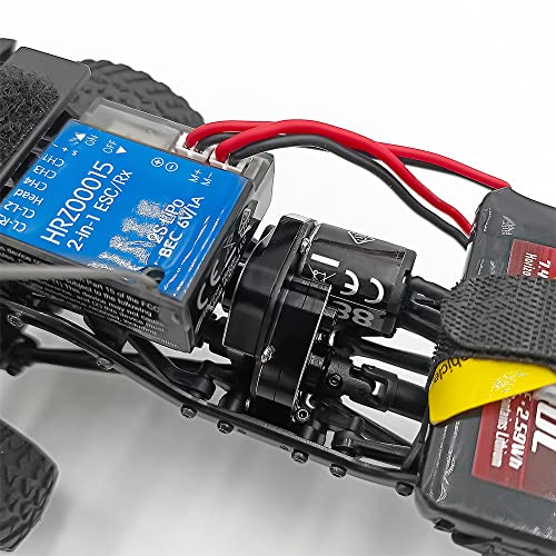 CNC Complete Transmission Case 2 Speeds Gearbox for RC 1/24 Axial SCX24 AXI90081 Deadbolt AXI00001 AXI00002 AXI00004 AXI00005 AXI00006 | For RC 1/24 Axial SCX24 AXI90081 Deadbolt AXI00001 AXI00002 AXI00004 AXI00005 AXI00006