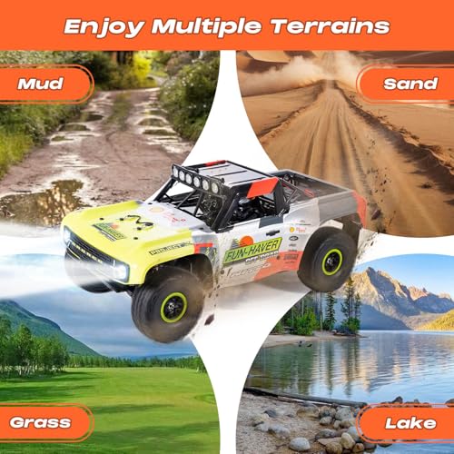 BEEZRC FMS 1/7 Brushless Ford Bronco RTR EB,RC Short Course Truck Fast rc up to 80km/h,High Speed RC Off-Road,4x4 RC Truck Hobby RC Waterproof, Remote Control Car for Adults RS, Racing Livery 2025 - color: Livery 2025