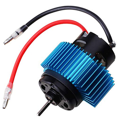 HobbyPark 35T Motor 550 Brushed Electric Engine w/Heatsink for 1/10 RC Crawler Cars Traxxas TRX4 TRX6 Axial SCX10 Redcat Gen7 Gen8 RC4WD - size: 35T