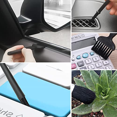 9 in 1 Anti Static Brushes Small Cleaning Kit Multi-Purpose Nylon Brush for Keyboard, PC Motherboards, Camera, Phone, Laptop, MacBook, Computer | 9 nylon anti-static brushes for cleaning keyboards, PCs cameras and electronics without scratching delicate s