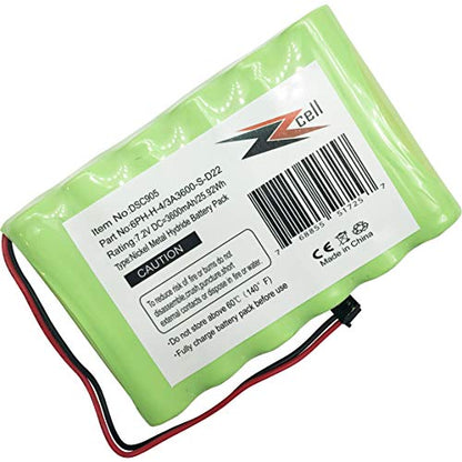 ZZcell® Battery Replacement for DSC Impassa SCW9057 Control Panel, 6PH-H-4/3A3600-S-D22 Alarm System 3600mAh (Note: Check Part No. Before Purchase) Battery Will Fully Charge Once Installed.