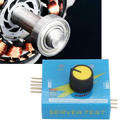 3 Channel Servo Tester, RC Servo Controller with Manual Auto Mode, for ESC Motor Testing Speed Tester, Dual Output 4.2-6.0V