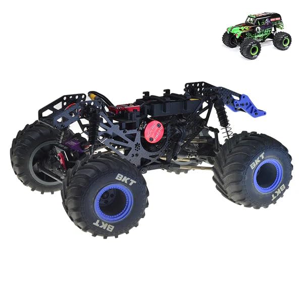 furitek Carbon Fiber Frame KIT for Losi 1/18 Mini LMT - Remote Control Car, RC Cars, RC Monster Truck Scale 1/18 Upgrade Parts (HELIDIRECT) (FUR-2580)