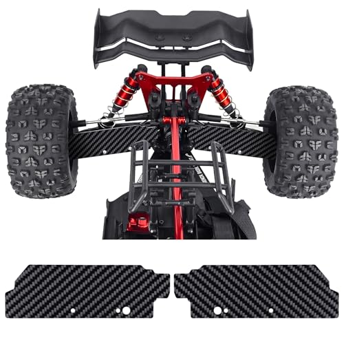RCHUBAM 2PCS Rear Mud Flaps Guards for 1/8 Arrma Kraton 6S EXB V4 V5 BLX | 1 Pairs Carbon Fiber Rear Mud Flaps,RC Monster Truck Upgrade Parts