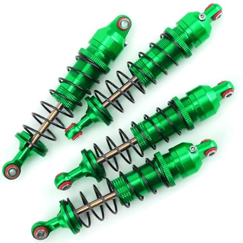 89mm Threaded Damper for Tra-xxas 1:16 Mini Maxx 4WD XRT VXL-3S | Monster Truck Upgrades Green Aluminum 7075 Alloy Adjustable Spring Shock Absorber - color: Green