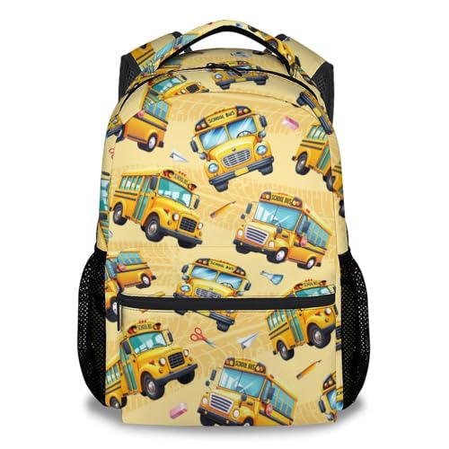 Kid Backpack Boys - School Bus Backpacks for Toddler - Durable Children Bookbag - School Bag for Kindergarten/Preschool/Elementary(17 Inch) - color: Color-6