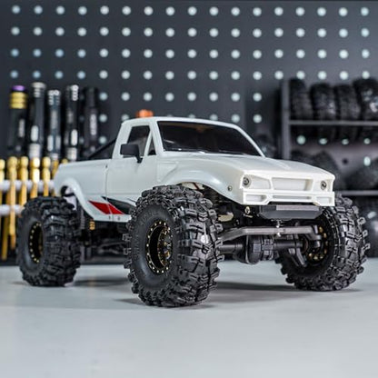 INJORA IR60 Pickup Hard Body Shell for TRX4M Defender Bronco (Pearl White) - color: Pearl White