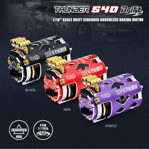 Surpass Hobby Thunder Power 540 V5R 13.5T Brushless Motor with 160A ESC Combo for 1/10 RC Racing Car Truck