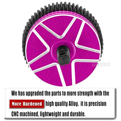 RC Differential Case Upgrades Part for 1/10 Slash 2WD VXL/Stampede 2WD VXL/Rustler 2WD VXL/Bandit 2WD VXL,Planetary Gear Diff Hops up,#2388X,Pink - color: Pink - (Differential Case)