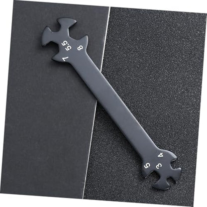 DOITOOL Multifunctional Rc Turnbuckle Wrench Tool Rod Adjusting Tool for Rc Cars Black Finish for Precision Repairs and Adjustments