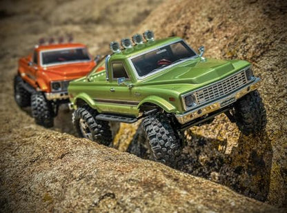HOBBYPLUS CR18P EVO 2 Rock RC Crawler - 1/18 Scale Mini RC Crawler with Two-Speed Transmission, All-Metal Gears, Evolved EVO Platform, Ready-to-Run, Distinctive Styling Convoy Medium Olive Green