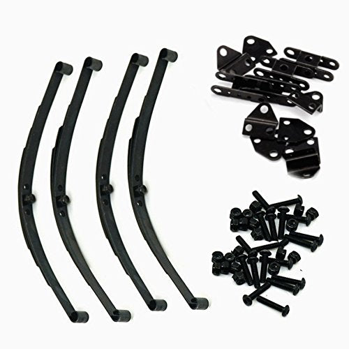 Black 1 Set Leaf Springs Set HighLift Chassis for D90 1/10 RC Crawler Car Upgrade Parts