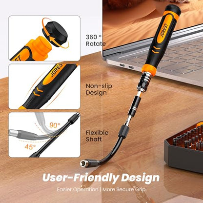 JOREST 115 in 1 Precision Screwdriver Set, Tool Gifts for Men, Mini Repair Tool Kit for iPhone, Macbook, PC, Laptop, Computer, Jewelers, PS5, Xbox, Switch, Electronics - style: 115 in 1