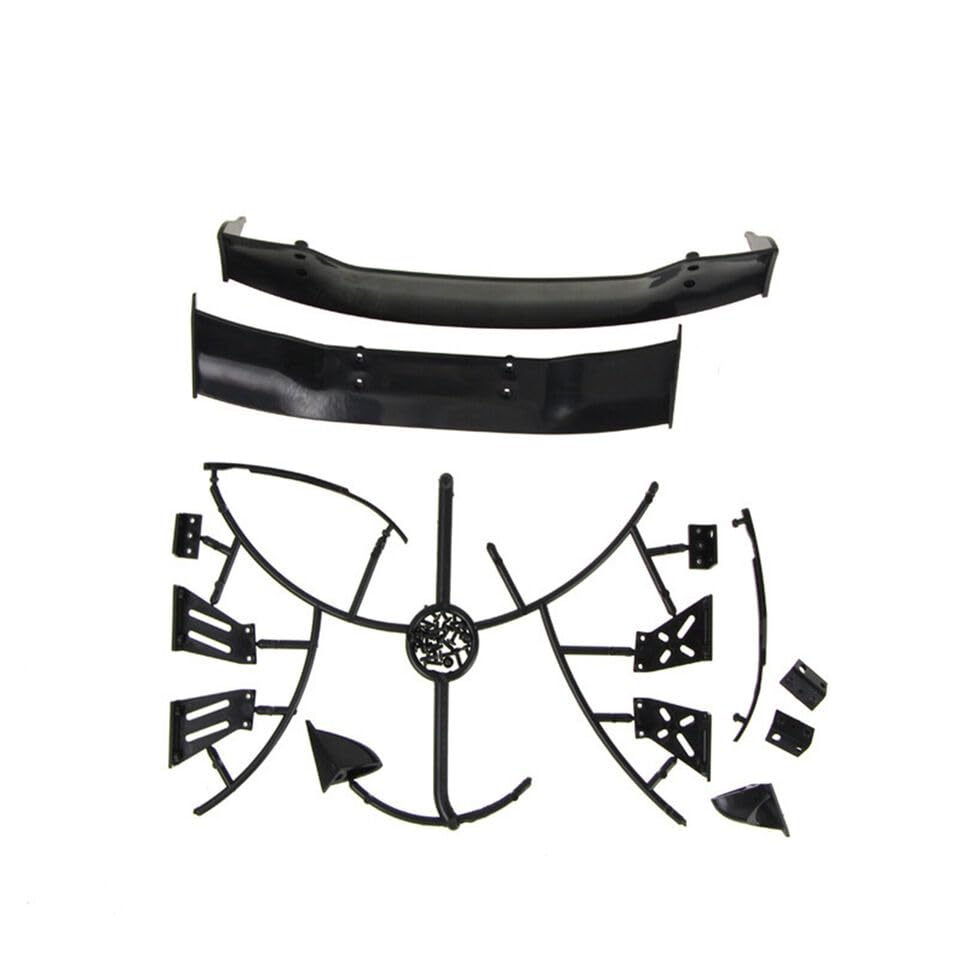 Rear Wings Drift Road Body Rear Spoiler Wing Fit for 1/10 RC Racing Drift Car