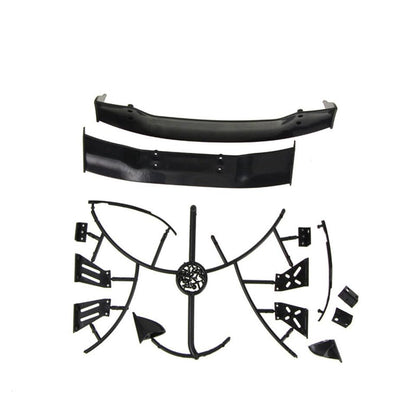 Rear Wings Drift Road Body Rear Spoiler Wing Fit for 1/10 RC Racing Drift Car
