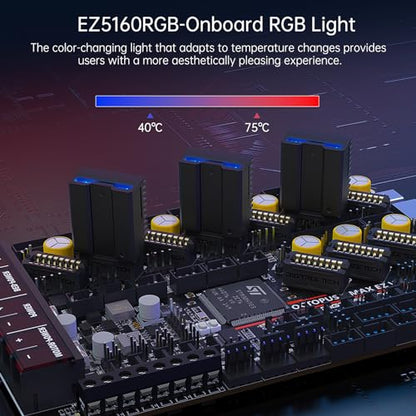 BIGTREETECH EZ5160 RGB Stepper Motor Driver 4.7A Peak Support SPI Mode for Octopus Max EZ, Manta E3EZ, SKR 3 EZ, MMB Control Board (2 PCS) - style: EZ5160 RGB*2