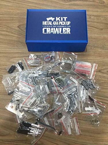 Toucan RC Hobby 1/10 Scale White 4Wd Rally Hg Rc Pickup Car Series Racing Crawler Kit Chassis Axles(New and Unassembled Condition, You Need to Assemble it by Yourself