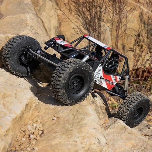 Axial AXP8 Gilamon 1/8 RC Crawler 2.2 4X4 RTR Trail Buggy, Red | Brushed, AXI-1207T2, Battery and Charger Not Included - color: Red