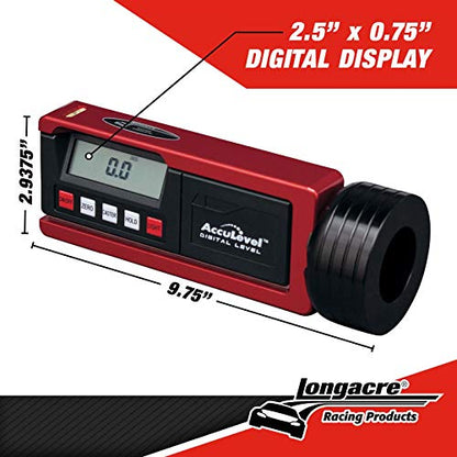 Longacre 52-78290 Digital Caster Camber Gauge