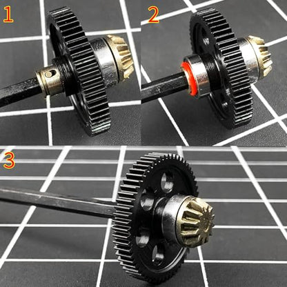 59T 0.5M Spur Gear for ARRMA 1/18 Granite Typhon Moiave Grom Desert | Truck RC Upgrade Accessories Steel Main Gears