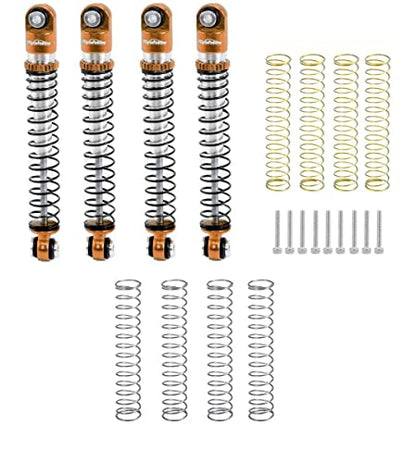 Powerhobby 1/24 Axial SCX24 Aluminum 54mm Long Travel Shocks (Bronze) - color: Bronze