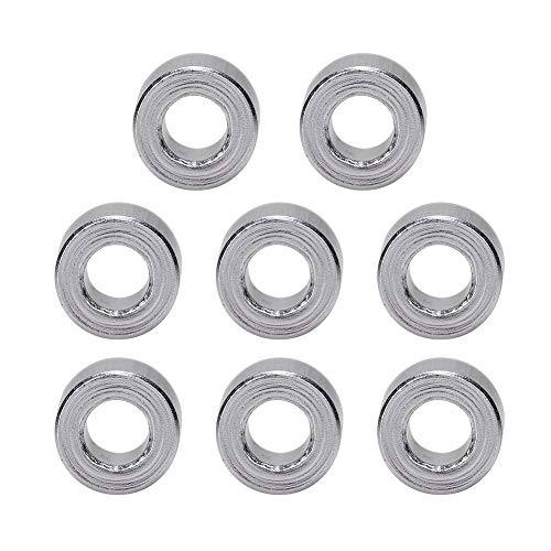 Cosiki Spacers, Spacer, 8pcs/Set RC Spacer Axial SCX10 RC Car Aluminium Alloy Washer Soild RC Shock Damper Spacer for RC Crawler, RC Truck, RC Car