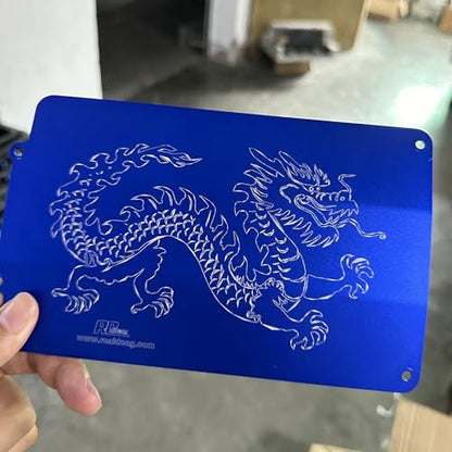 Rc Aluminum Chassis Skid Plate for Traxxas Ford Fiesta ST Rally Slash 4x4 Ultimate Upgraded Parts (Blue)