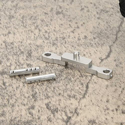 RCAWD SCX24 Body Post Front Upgrades for Axial, Body Mount Aluminum Parts for AXI00002 Silver - color: Silver