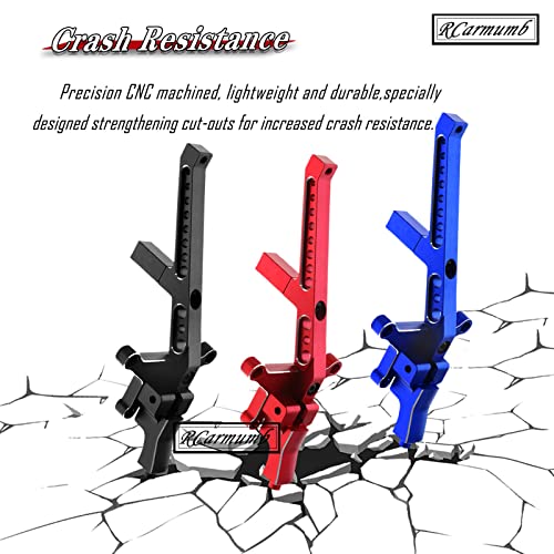Front Chassis Brace Upgrades Part for 1/8 Sledge 4WD #95076-4,Aluminum Alloy Front Chassis Brace Hops up for Sledge Monster Truck RC Car #95076-4,Replace #9520, Red - color: Red - Front Chassis Brace