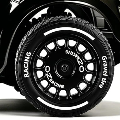 12mm Hex RC Drift Wheels and Rally Tires, 60mm/2.36in OD, Compatible with Arrma Mojave Grom, Tamiya, MJX, Traxxas, for 1/14 1/16 1/18 RC Cars (Black) - color: Black