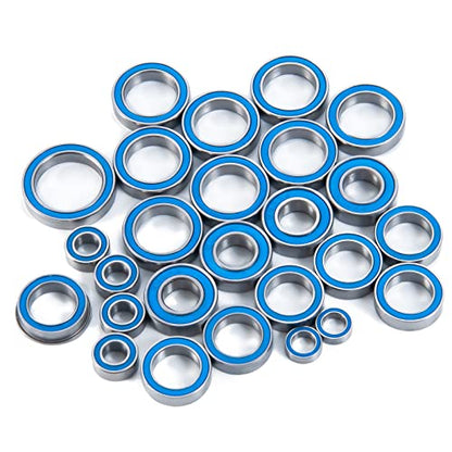 26PCS Rubber Sealed Ball Bearing Kit for Arrma 1/10 Kraton 4S BLX | Outcast 4S BLX RC Crawler Car Upgrade Parts