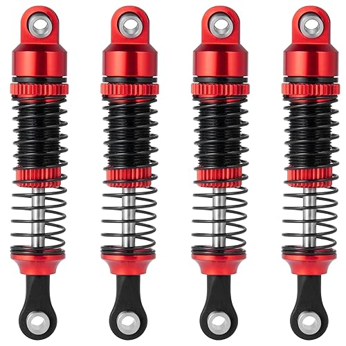52mm Shock Absorber Damper Upgrade Parts, Red | For 1/18 TRX4M, RC Crawler Car - color: Red