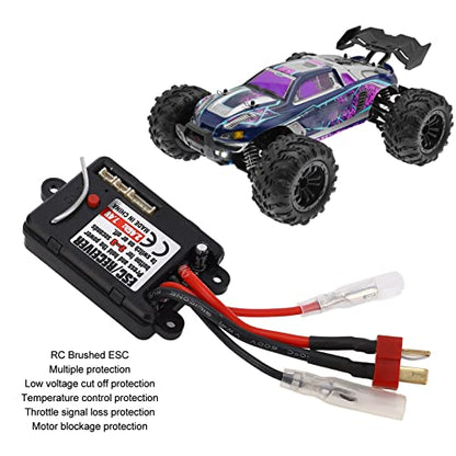 RC Brushed ESC, 30A Waterpr001f Electronic Speed Controller for SCY 16101 16102 16103 16201 1/16 RC Car, Fit for RC Car Remote Control Car Electric Speed Controller