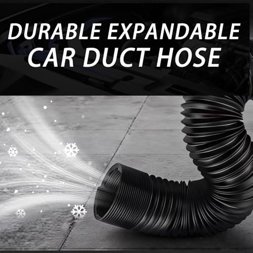 3" Diameter Car Engine Air Intake Hose Replacement,Stretchable Air Intake Tube Extending Up to 39.37 Inch,Universal Cold Airs Intakes Pipe for Most Automotive,SUV,Truck