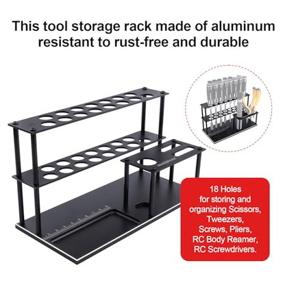 HobbyPark Screwdriver Organizer Tool Holder RC Tools Stand (Unassembled) for RC Cars Trucks Quadcopters Drones Helicopters Airplanes Boats Models