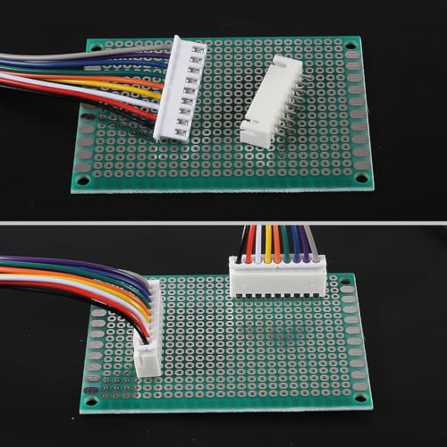 90Pairs JST-XH Connector Kit, XH 2.54mm 2/3/4/5/6/7/8/9/10 Pin Header Male and Female Connectors Plug Adapter with Flat Wire Cable 200mm 26AWG Compatible with JST XH (2/3/4/5/6/7/8/9/10P Set) - color: 2/3/4/5/6/7/8/9/10P Set