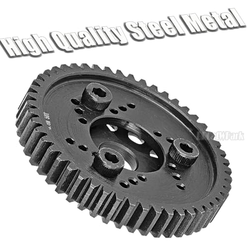 RC 50T Spur Gears 0.8Mod Upgrades Part for 1/10 Slash 2WD (VXL)/Rustler 2WD (VXL)/Stampede 2WD (VXL)/Bandit 2WD (VXL),RC Steel Metal Extra-Heavy Slip limiting Clutch,Green - color: Green - (50t)