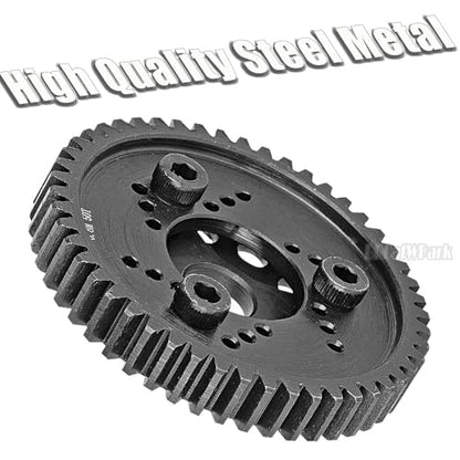 RC 50T Spur Gears 0.8Mod Upgrades Part for 1/10 Slash 2WD (VXL)/Rustler 2WD (VXL)/Stampede 2WD (VXL)/Bandit 2WD (VXL),RC Steel Metal Extra-Heavy Slip limiting Clutch,Green - color: Green - (50t)