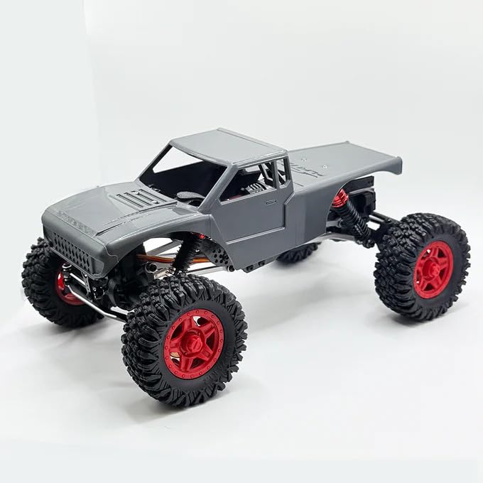 furitek 1/18 RC Crawler TerraX Active Pro 4WS ARTR – Remote Control Car RC Cars for Adults Mini Crawler Brushless 2-in-1 System (Champagne Nude Edition) (Grey) - color: Grey