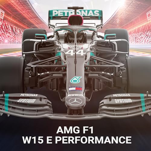 Voltz Toys Mercedes-AMG F1 W15 1:12 Scale RC Car – Officially Licensed Formula 1 Remote Control Race Car, 2.4GHz for Boys, Girls and Collectors (1:12 Mercedes-AMG F1 W15) - color: 1:12 Mercedes-benz F1 W15