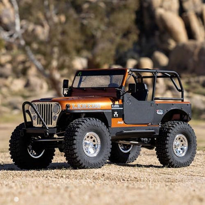 Axial 1/10 SCX10 III Jeep CJ-7 4X4 RTR Brushed RC Rock Crawler, Copper | Battery and Charger Not Included, RC Truck, AXI03008V2T2 - color: Copper