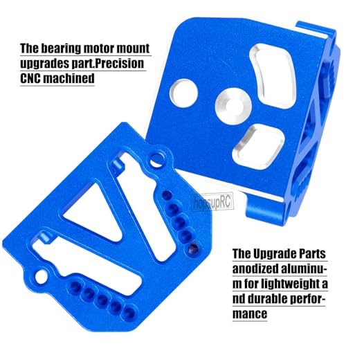 RC Motor Mounts Fixed Seat Upgrade Parts for XRT 8S X-MAXX #7760-GRN RC Car.Navy Blue(2PCS) - color: Navy Blue(upgrade Parts)