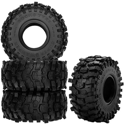 GLOBACT 1.9 Crawler Tires 118 * 45mm for 1/10 TRX4 TRX6 SCX10 Redcat GEN7 8